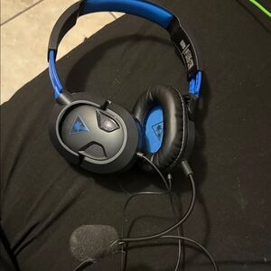 Turtle Beach Blue and Black Gaming Headset